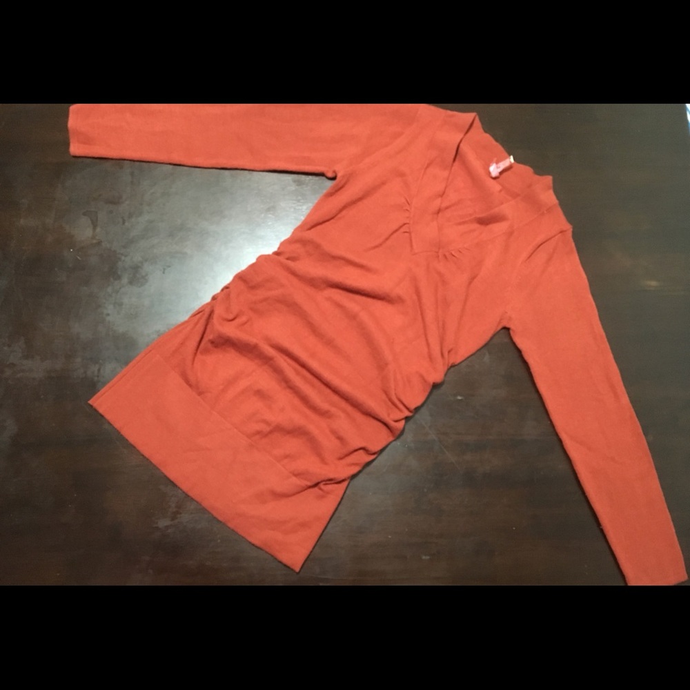 Orange (burnt orange) Knit tunic